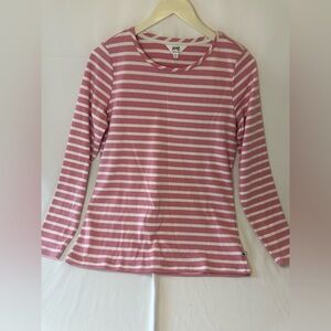 Kite Clothing Organic Cotton Top Breton Pink Stripe UK Size 14 Kids